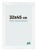 Photo Frame 32x45cm White Vintage MDF Pisa Front Size | Yourdecoration.com