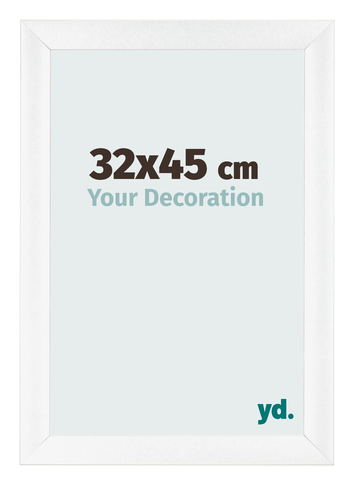 Photo Frame 32x45cm White Vintage MDF Pisa Front Size | Yourdecoration.com