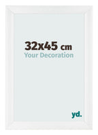 Photo Frame 32x45cm White Vintage MDF Pisa Front Size | Yourdecoration.com
