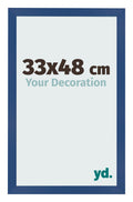 Photo Frame 33x48 cm Dark Blue MDF Bologna Front Size | Yourdecoration.com