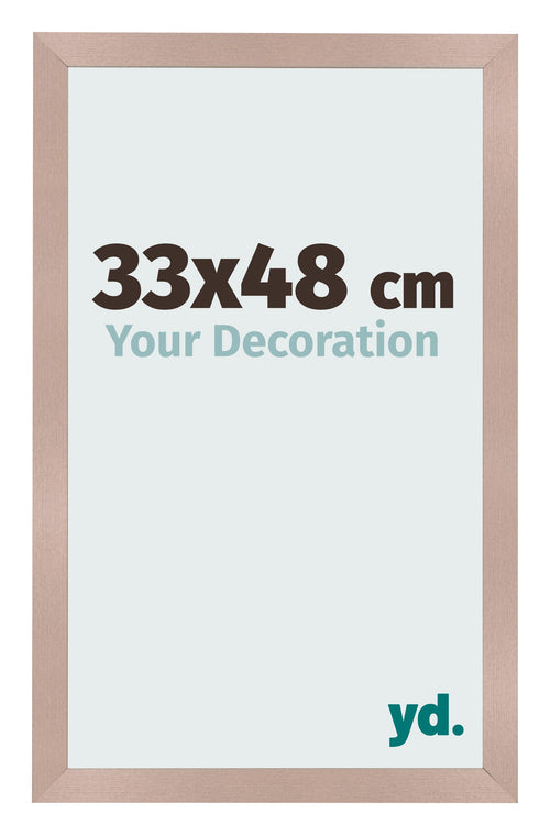 Photo Frame 33x48 cm Dusty Pink MDF Bologna Front Size | Yourdecoration.com