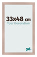 Photo Frame 33x48 cm Dusty Pink MDF Bologna Front Size | Yourdecoration.com
