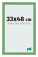 Photo Frame 33x48 cm Green MDF Bologna Front Size | Yourdecoration.com