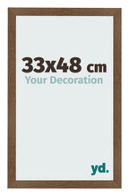 Photo Frame 33x48 cm Oak Rustic MDF Bologna Front Size | Yourdecoration.com