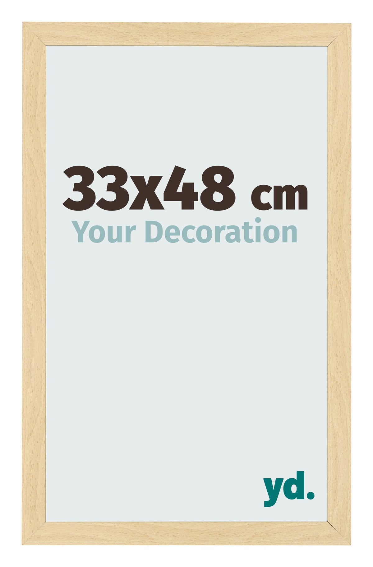 Photo Frame 33x48cm Beech Design MDF Bologna Front Size | Yourdecoration.com