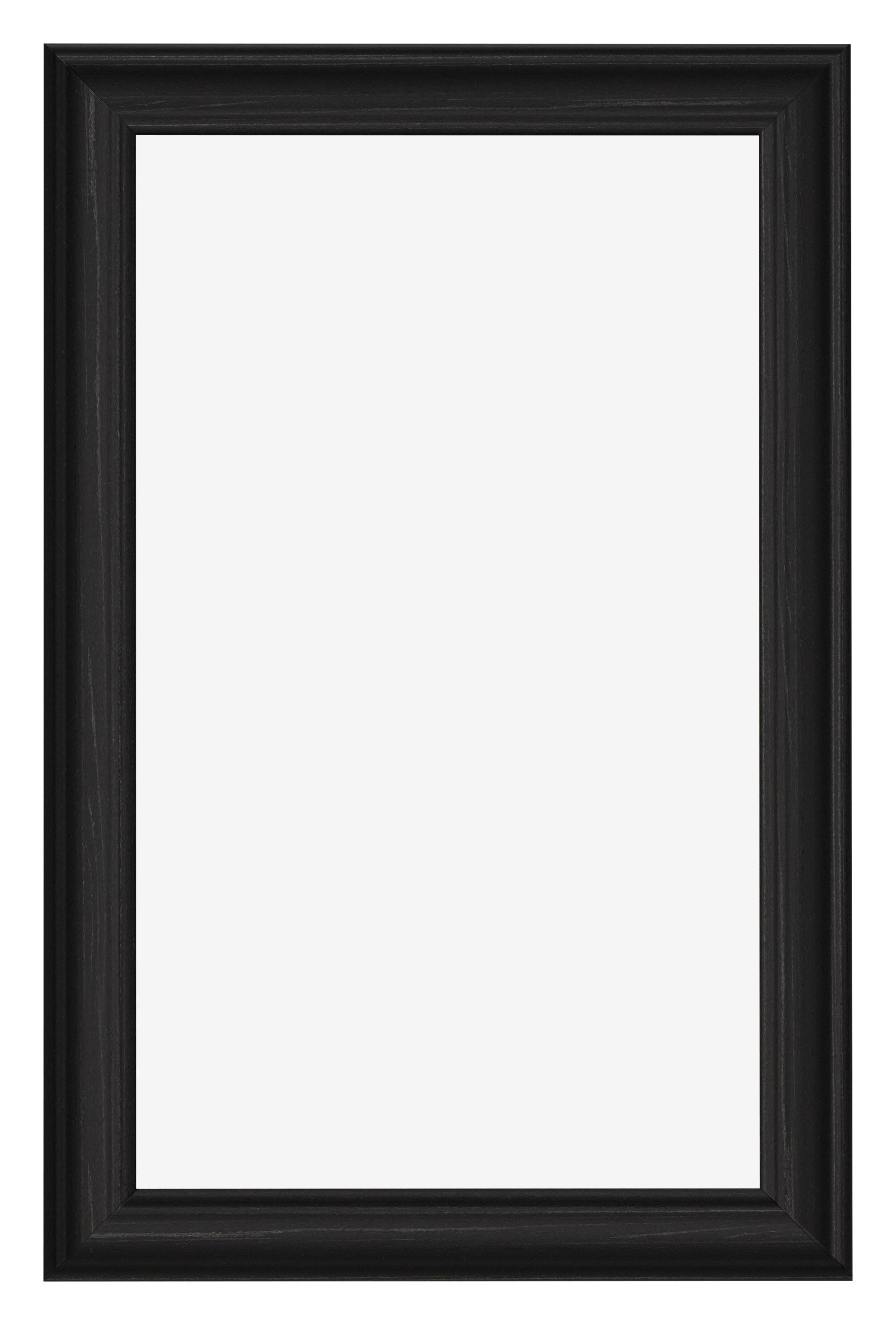 Photo Frame 33x48cm Black Woodgrain MDF Lazio Front | Yourdecoration.com