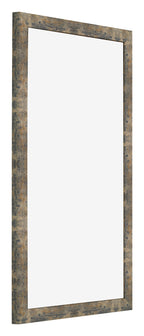 Photo Frame 33x48cm Blue Gold Melange MDF Bologna Front Oblique | Yourdecoration.com