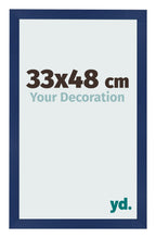 Photo Frame 33x48cm Dark Blue Swept MDF Bologna Front Size | Yourdecoration.com