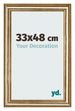 Photo Frame 33x48cm Gold Antique MDF Lazio Front Size | Yourdecoration.com