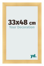 Photo Frame 33x48cm Gold Vintage MDF Pisa Front Size | Yourdecoration.com