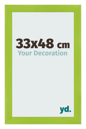 Photo Frame 33x48cm Green MDF Pisa Front Size | Yourdecoration.com