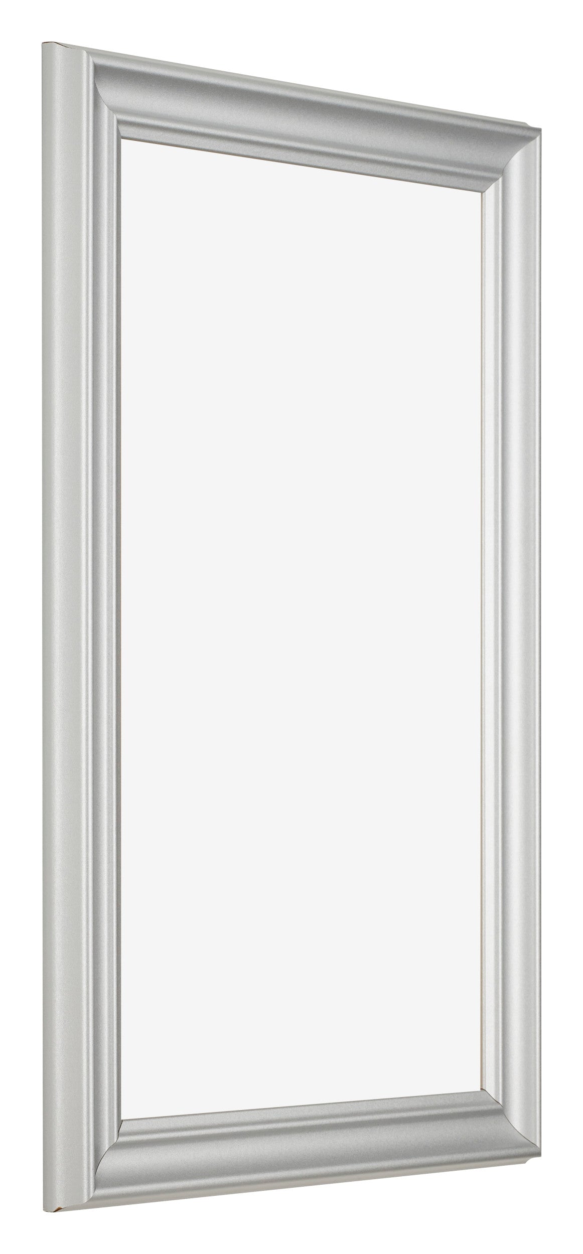 Photo Frame 33x48cm Silver Matte MDF Lazio Front Oblique | Yourdecoration.com