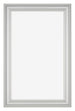 Photo Frame 33x48cm Silver Matte MDF Lazio Front | Yourdecoration.com