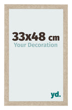 Photo Frame 33x48cm Sonoma Oak MDF Bologna Front Size | Yourdecoration.com
