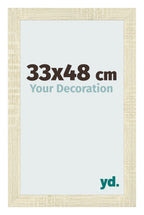 Photo Frame 33x48cm Sonoma Oak MDF Pisa Front Size | Yourdecoration.com