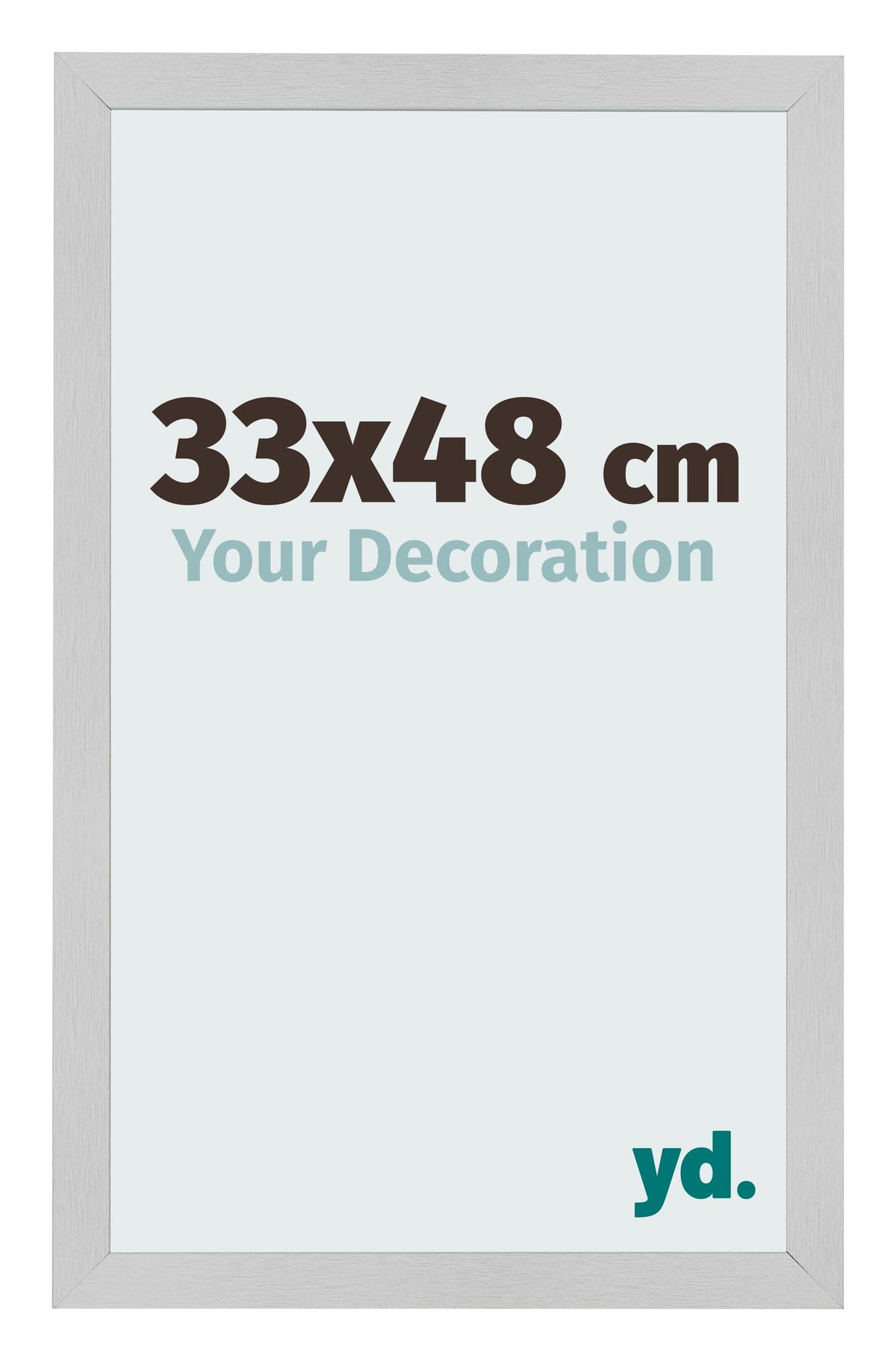 Photo Frame 33x48cm Stainless Steel MDF Bologna Front Size | Yourdecoration.com