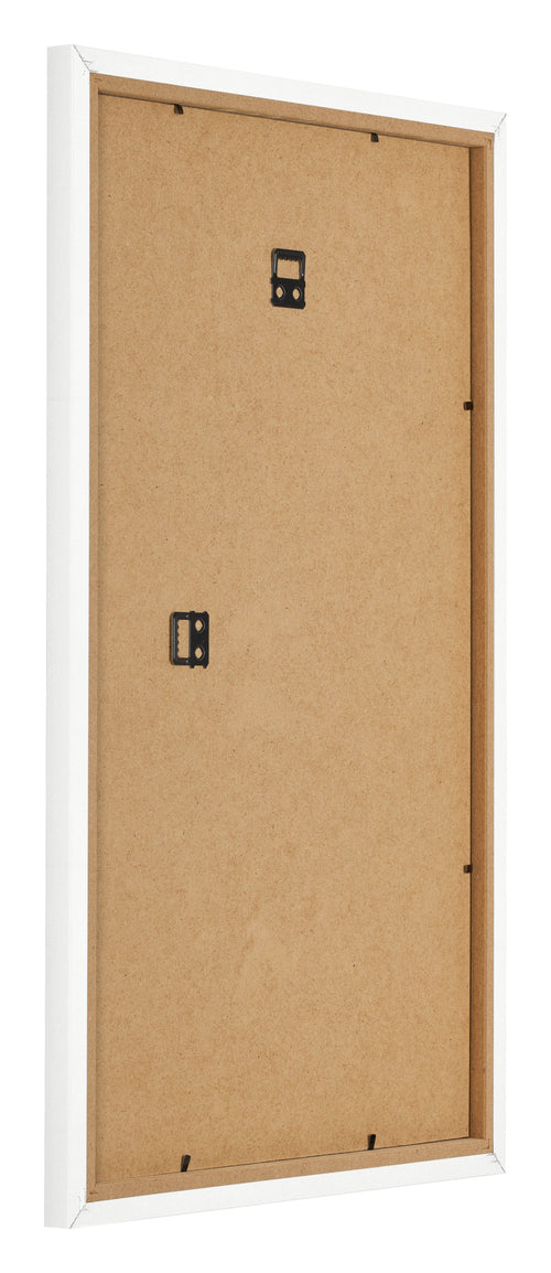 Photo Frame 33x48cm White High Gloss MDF Bologna Back Oblique | Yourdecoration.com