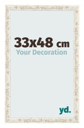 Photo Frame 33x48cm White Vintage MDF Bologna Front Size | Yourdecoration.com