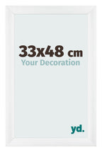 Photo Frame 33x48cm White Vintage MDF Pisa Front Size | Yourdecoration.com