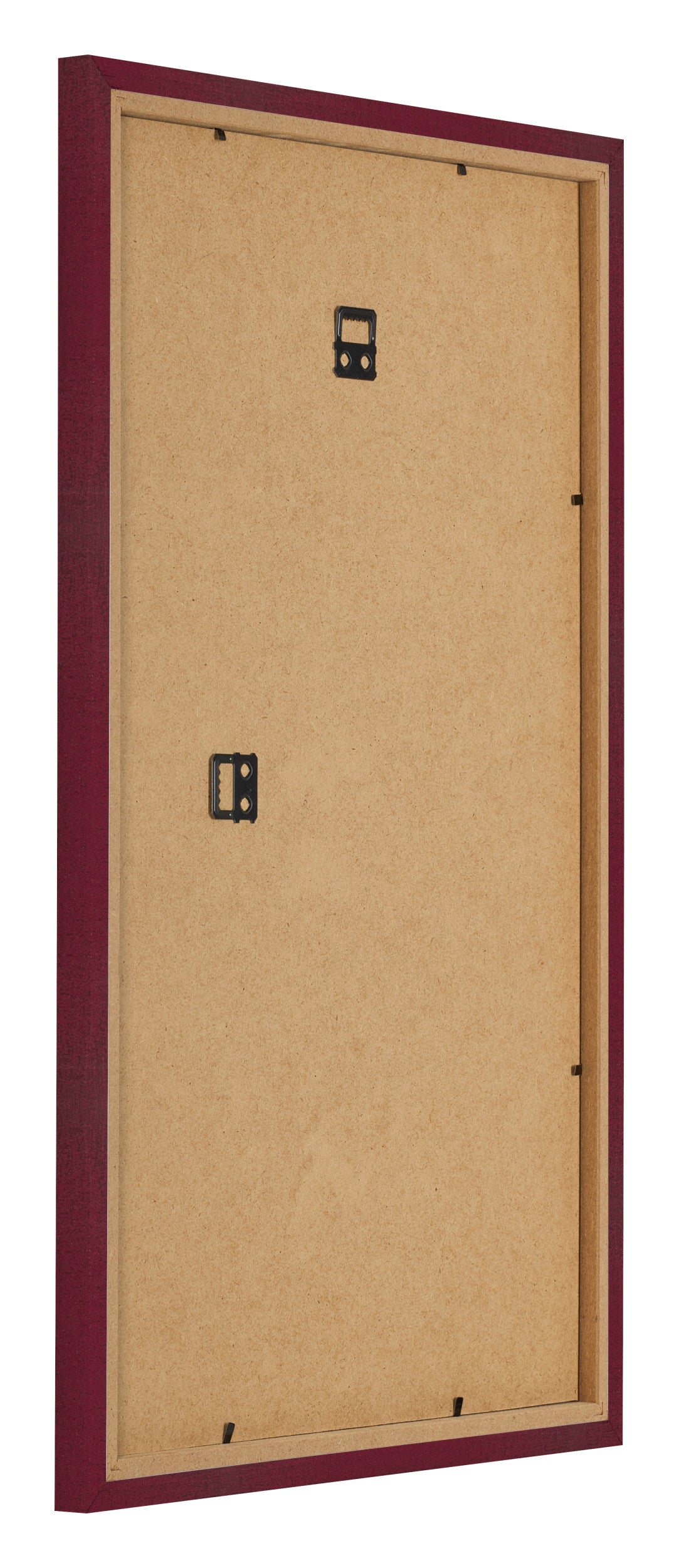 Photo Frame 33x48cm Wine Red Swept MDF Bologna Back Oblique | Yourdecoration.com