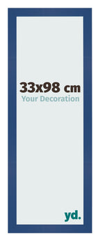 Photo Frame 33x98 cm Dark Blue MDF Bologna Front Size | Yourdecoration.com