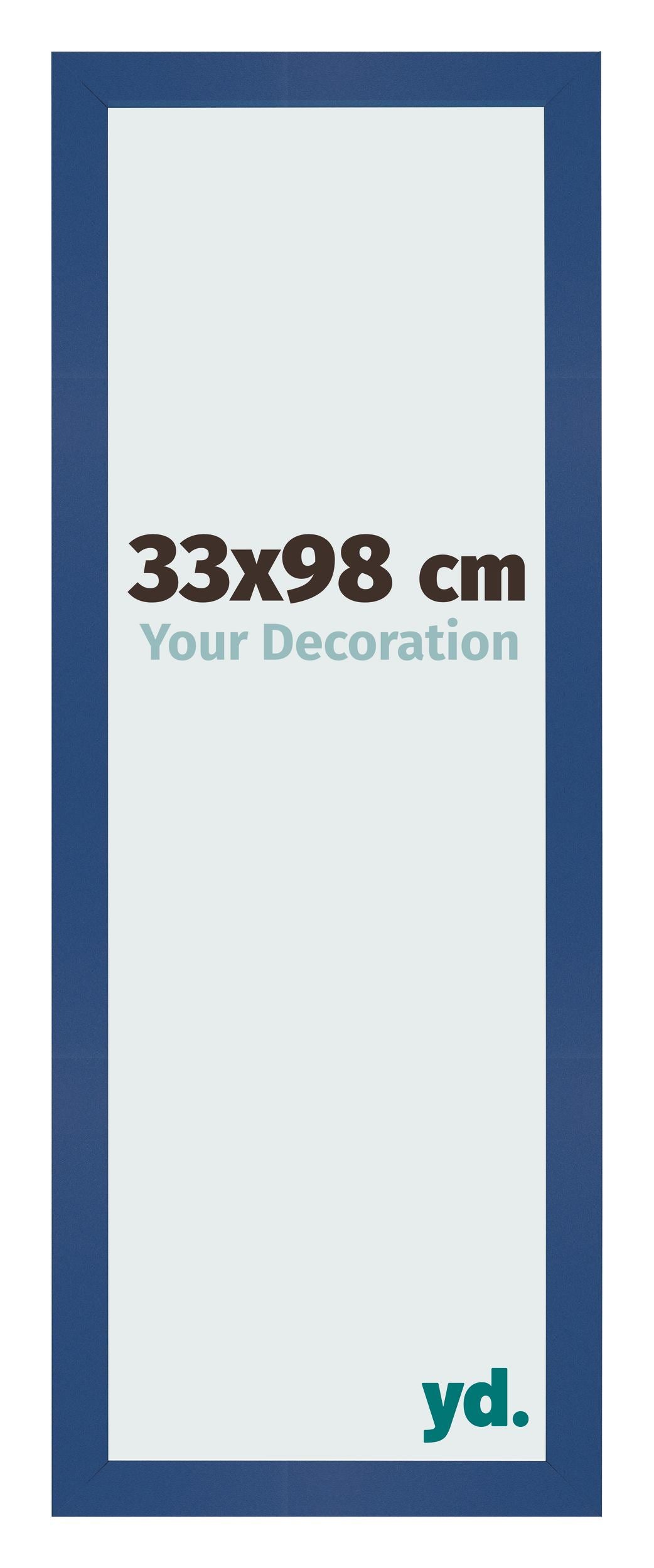 Photo Frame 33x98 cm Dark Blue MDF Bologna Front Size | Yourdecoration.com
