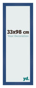 Photo Frame 33x98 cm Dark Blue MDF Bologna Front Size | Yourdecoration.com