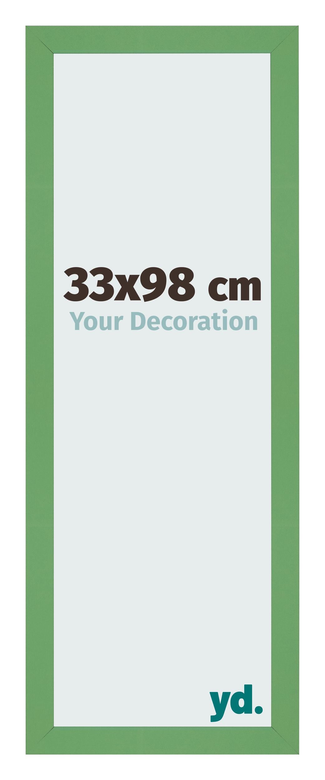 Photo Frame 33x98 cm Green MDF Bologna Front Size | Yourdecoration.com