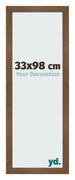 Photo Frame 33x98 cm Oak Rustic MDF Bologna Front Size | Yourdecoration.com