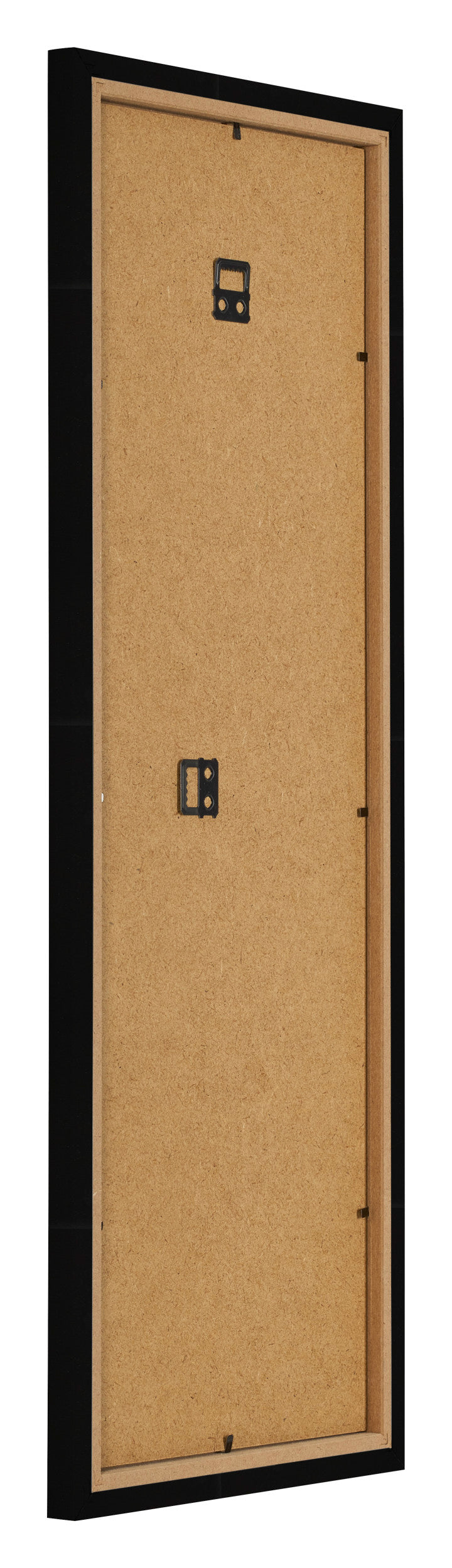 Photo Frame 33x98cm Black High Gloss MDF Bologna Back Oblique | Yourdecoration.com