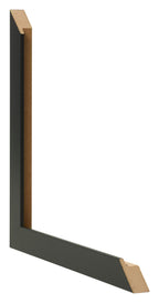 Photo Frame 33x98cm Black Matte MDF Bologna Detail Intersection | Yourdecoration.com