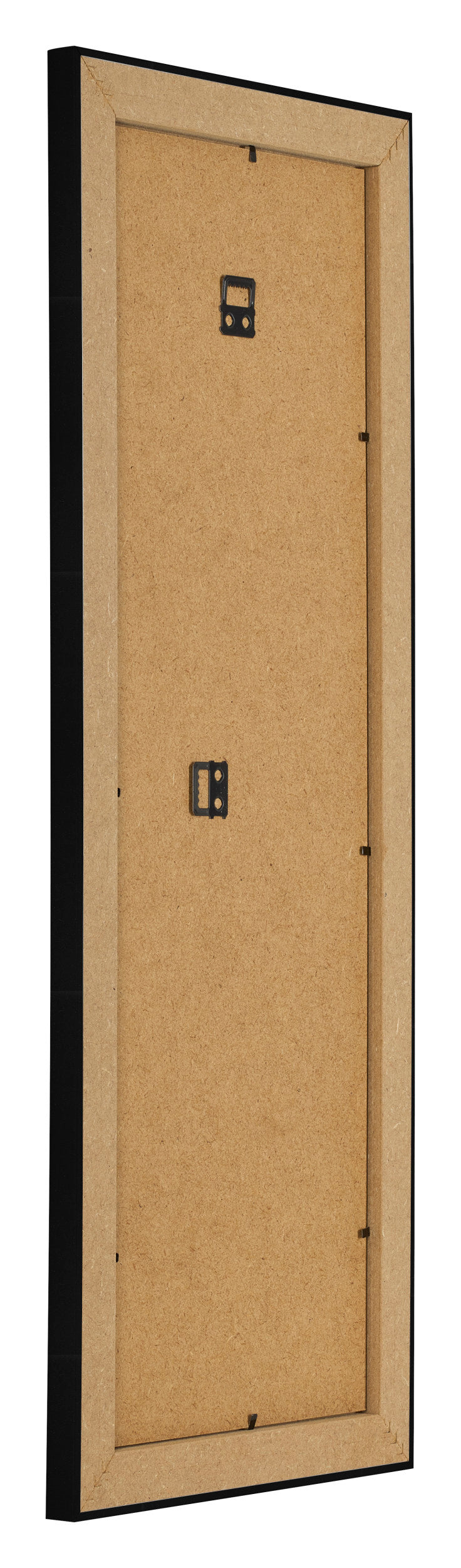 Photo Frame 33x98cm Black Silver Polished MDF Pisa Back Oblique | Yourdecoration.com