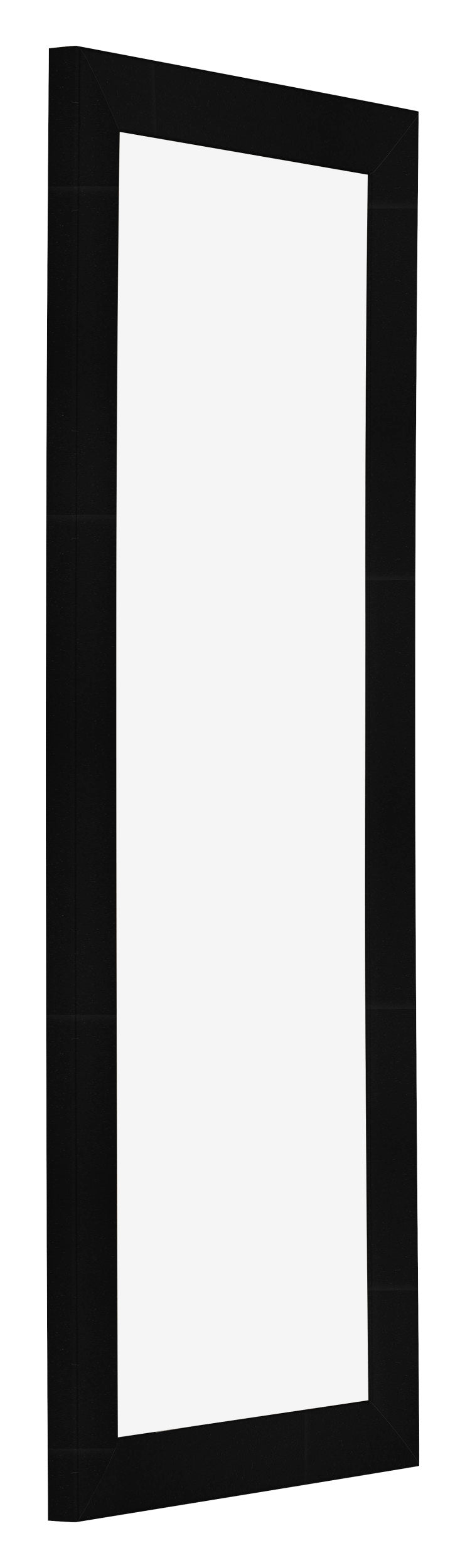 Photo Frame 33x98cm Black Silver Polished MDF Pisa Front Oblique | Yourdecoration.com