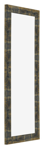 Photo Frame 33x98cm Blue Gold Melange MDF Pisa Front Oblique | Yourdecoration.com