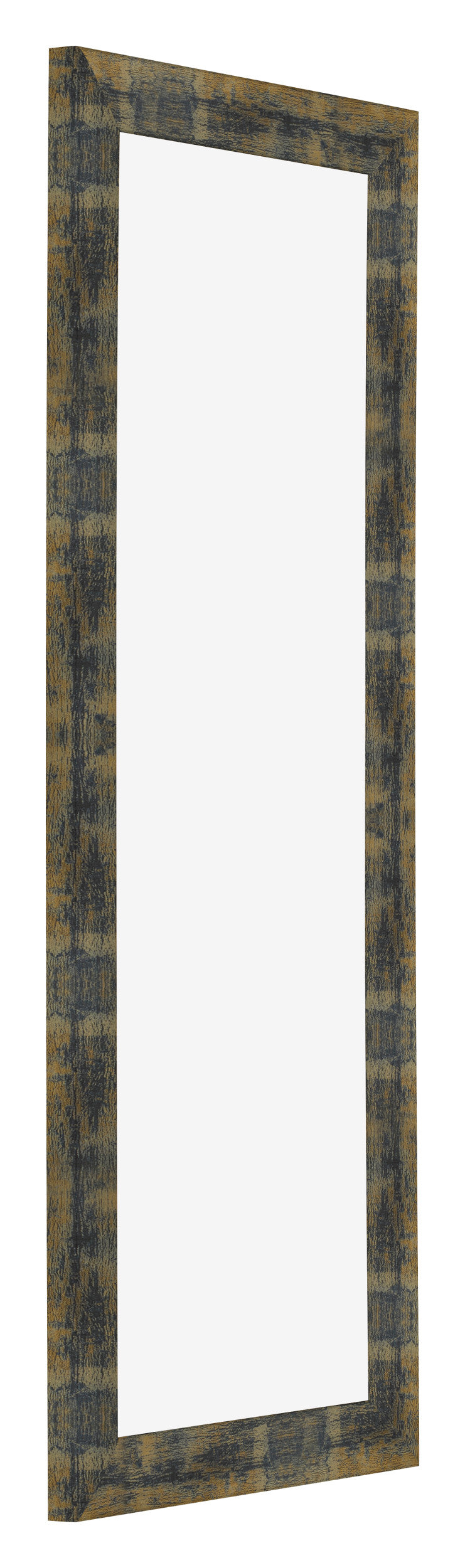 Photo Frame 33x98cm Blue Gold Melange MDF Pisa Front Oblique | Yourdecoration.com