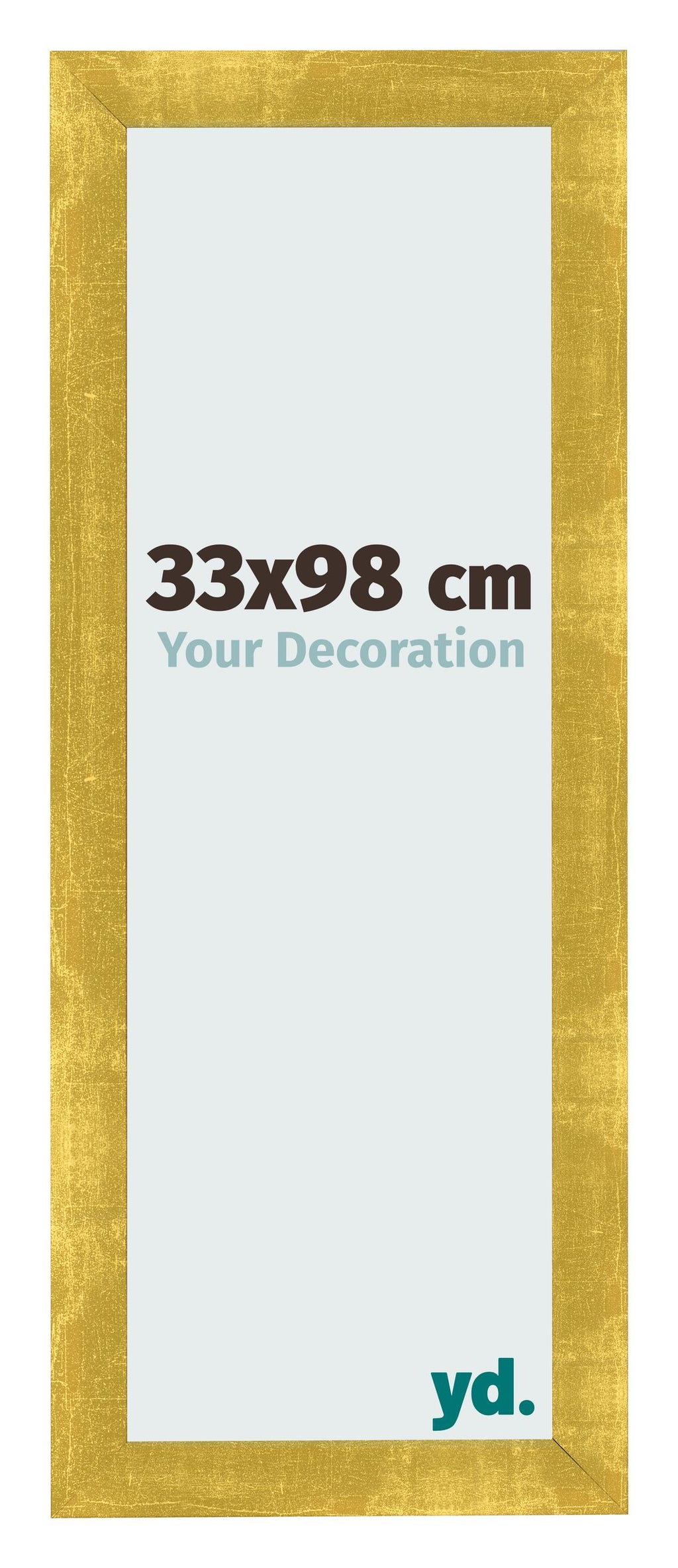 Photo Frame 33x98cm Gold Vintage MDF Pisa Front Size | Yourdecoration.com