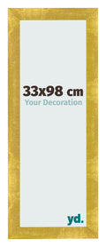 Photo Frame 33x98cm Gold Vintage MDF Pisa Front Size | Yourdecoration.com