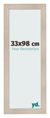 Photo Frame 33x98cm Oak Rustic MDF Pisa Front Size | Yourdecoration.com