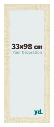 Photo Frame 33x98cm Sonoma Oak MDF Pisa Front Size | Yourdecoration.com