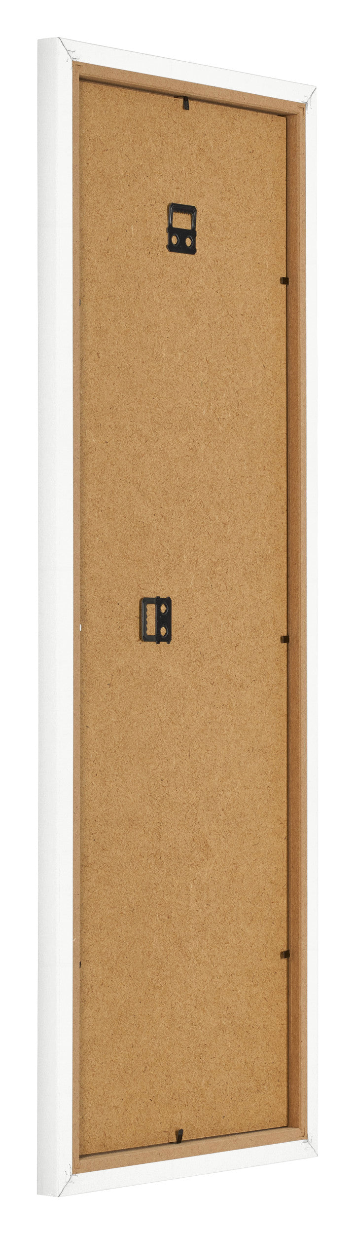 Photo Frame 33x98cm White High Gloss MDF Bologna Back Oblique | Yourdecoration.com