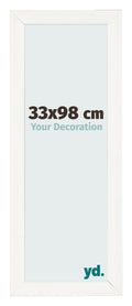 Photo Frame 33x98cm White Vintage MDF Pisa Front Size | Yourdecoration.com