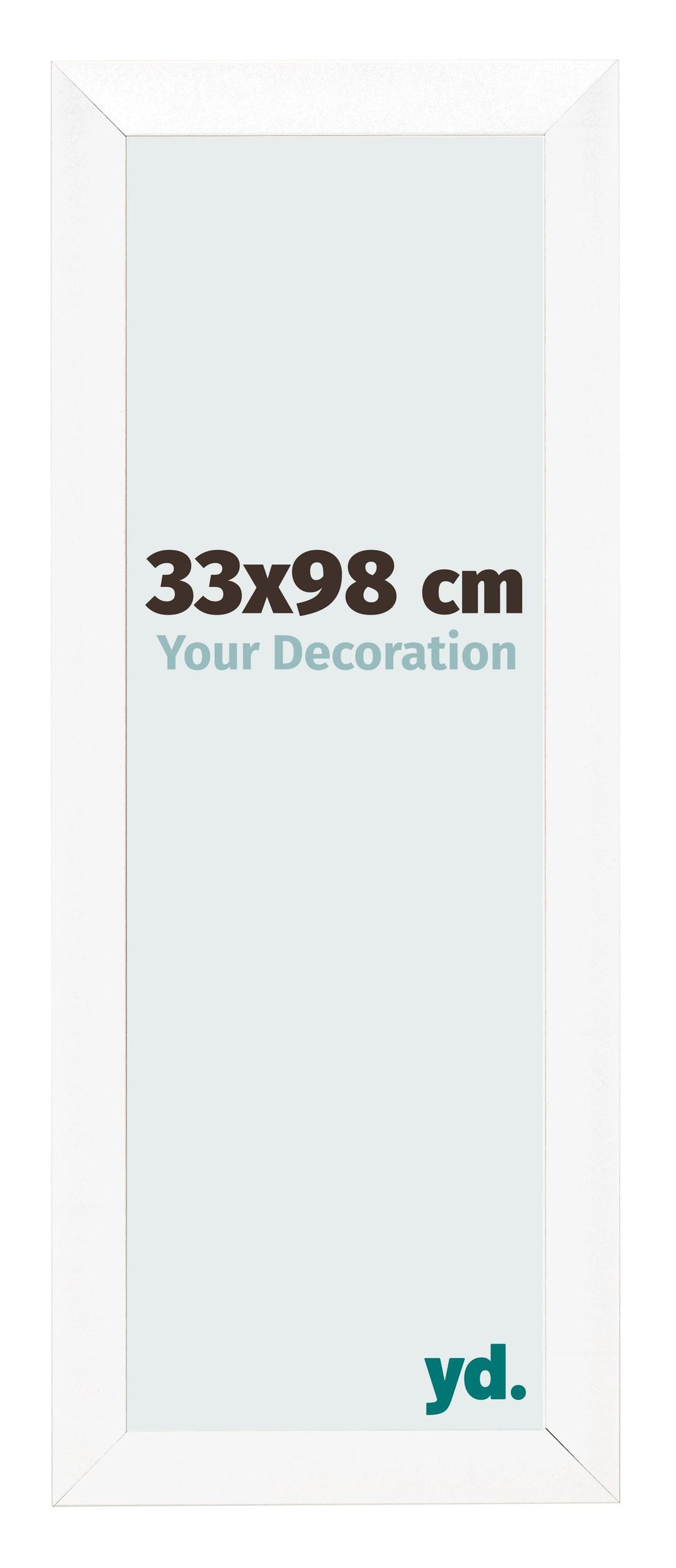 Photo Frame 33x98cm White Vintage MDF Pisa Front Size | Yourdecoration.com