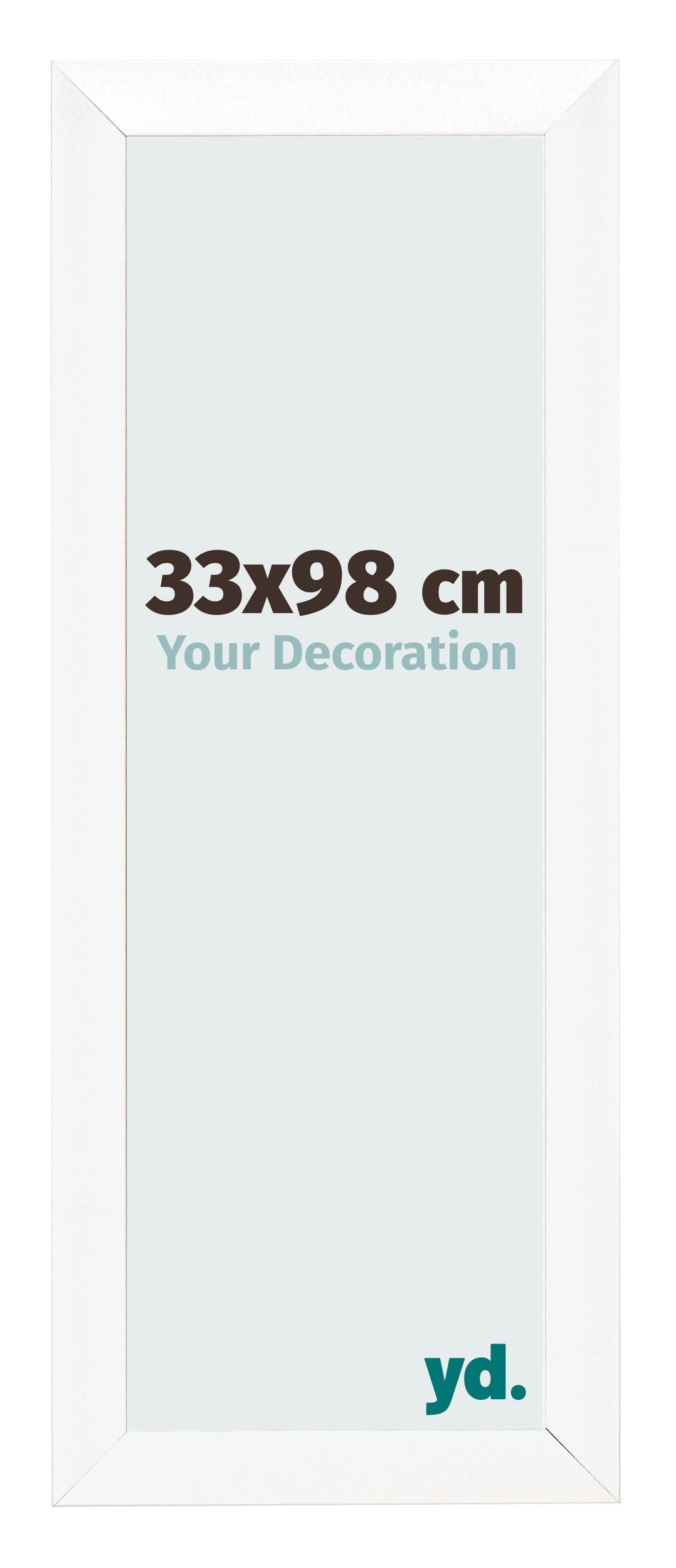 Photo Frame 33x98cm White Vintage MDF Pisa Front Size | Yourdecoration.com