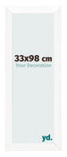 Photo Frame 33x98cm White Vintage MDF Pisa Front Size | Yourdecoration.com