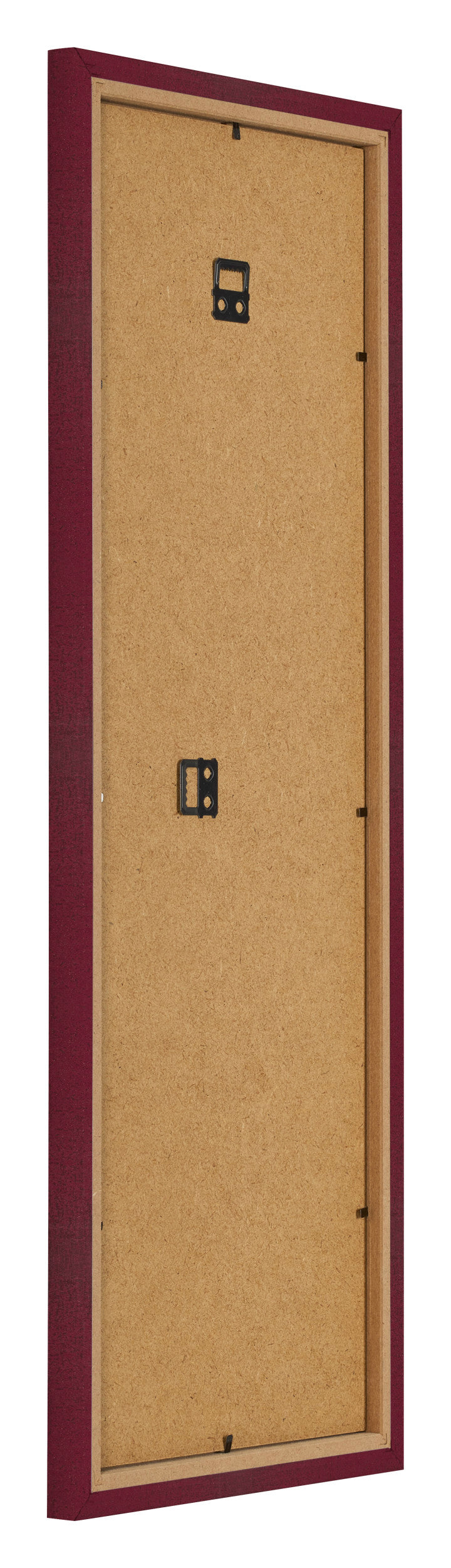 Photo Frame 33x98cm Wine Red Swept MDF Bologna Back Oblique | Yourdecoration.com