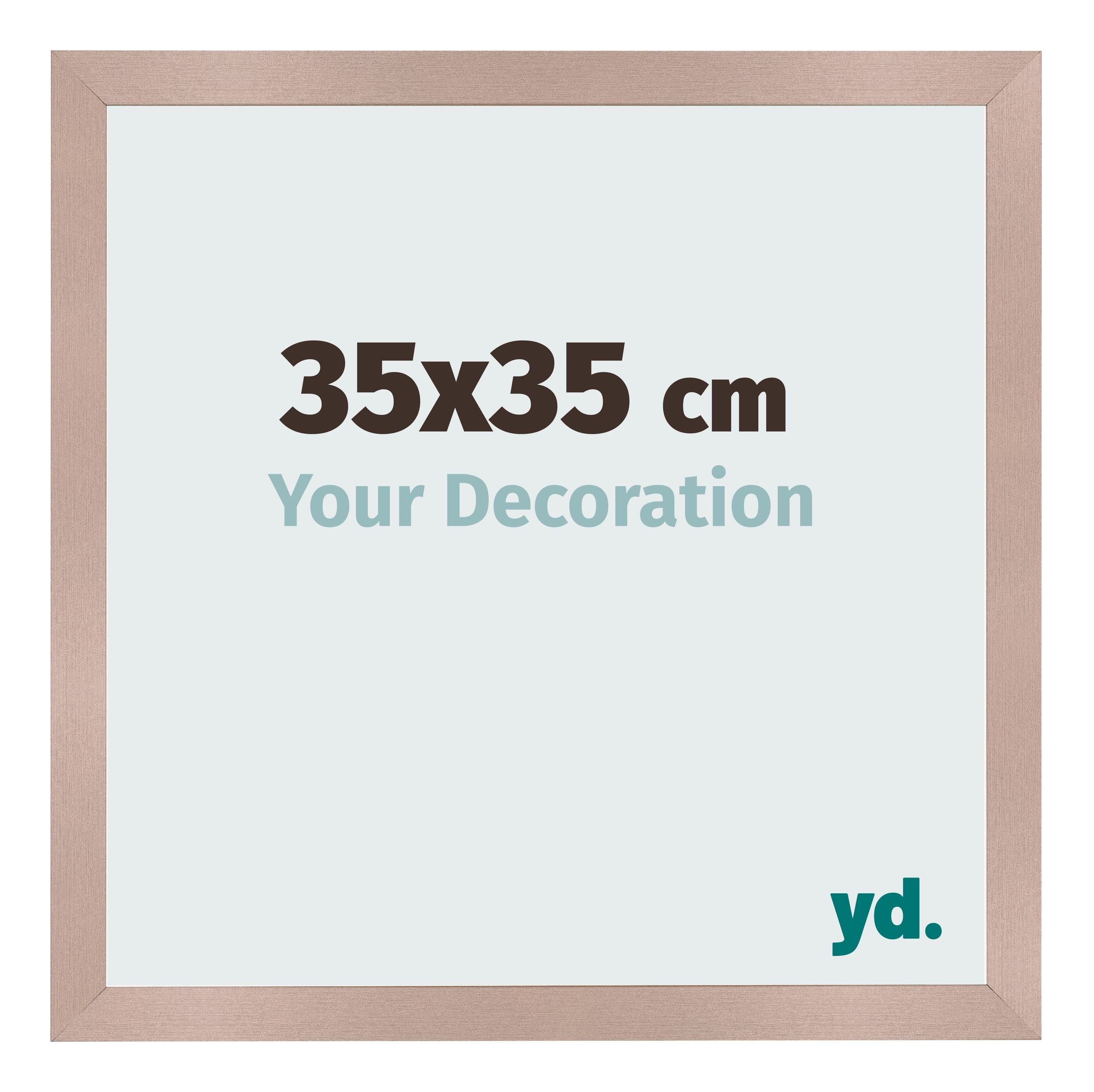 Photo Frame 35x35 cm Dusty Pink MDF Bologna Front Size | Yourdecoration.com