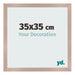 Photo Frame 35x35 cm Dusty Pink MDF Bologna Front Size | Yourdecoration.com