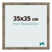Photo Frame 35x35 cm Metal Vintage MDF Bologna Front Size | Yourdecoration.com