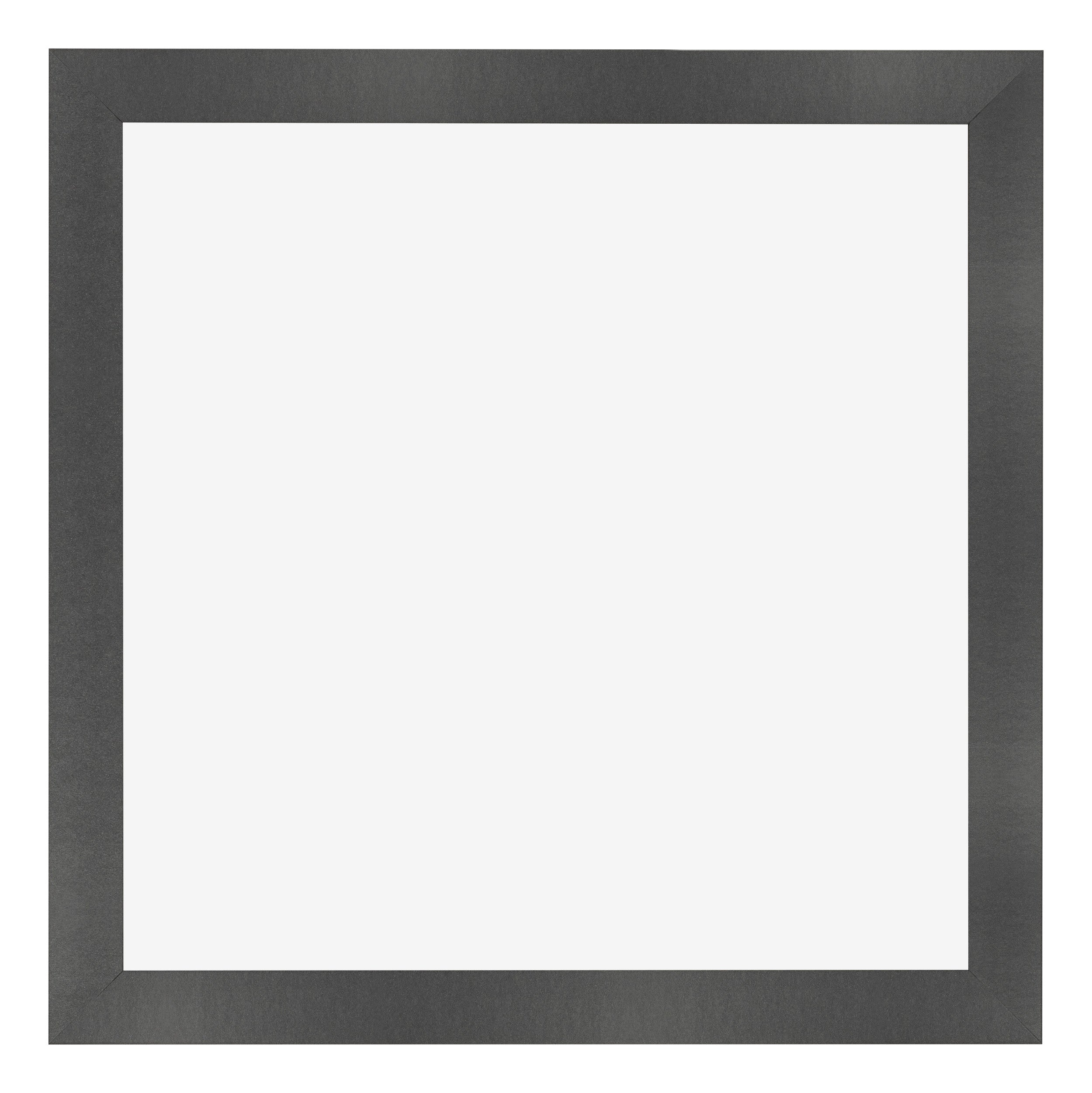 Photo Frame 35x35cm Black Silver Polished MDF Pisa Front | Yourdecoration.com