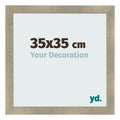 Photo Frame 35x35cm Gold Vintage MDF Pisa Front Size | Yourdecoration.com